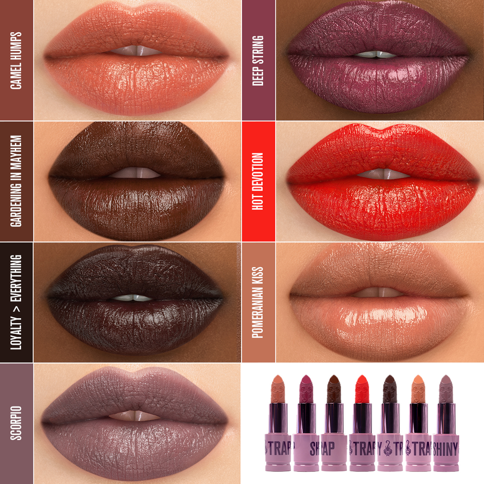 Customizable Velour Lip Liner & Shiny Trap Lipstick Duo