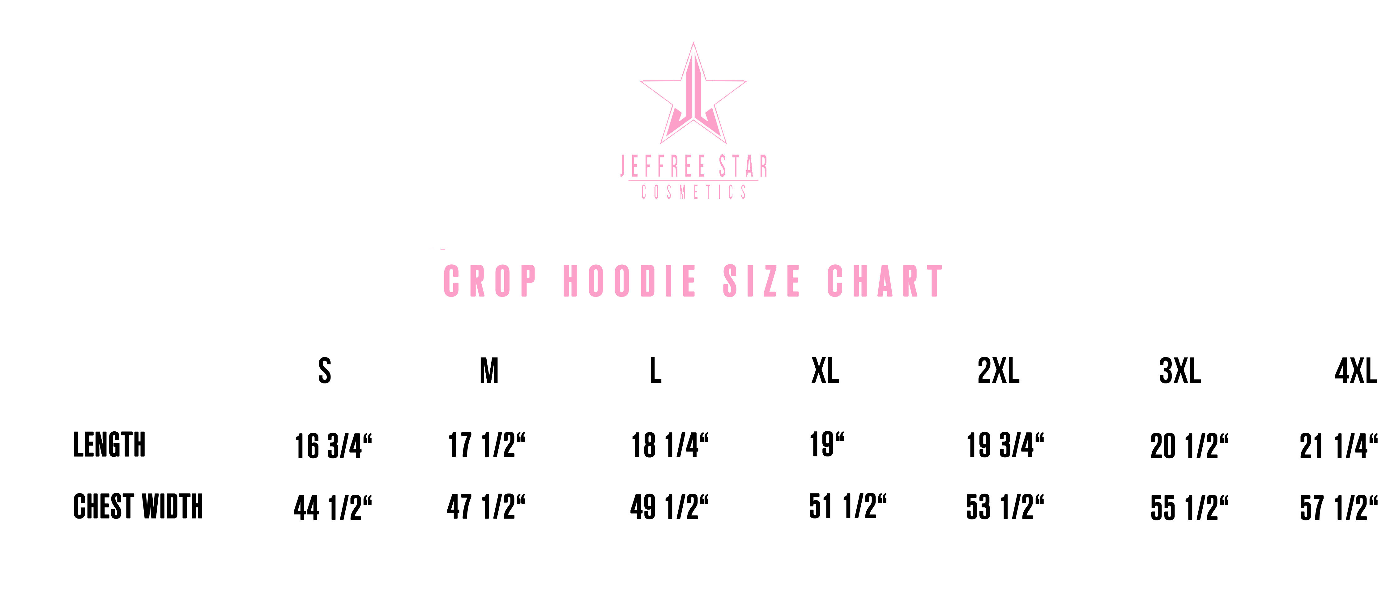 Jeffree star hoodie sizing hotsell