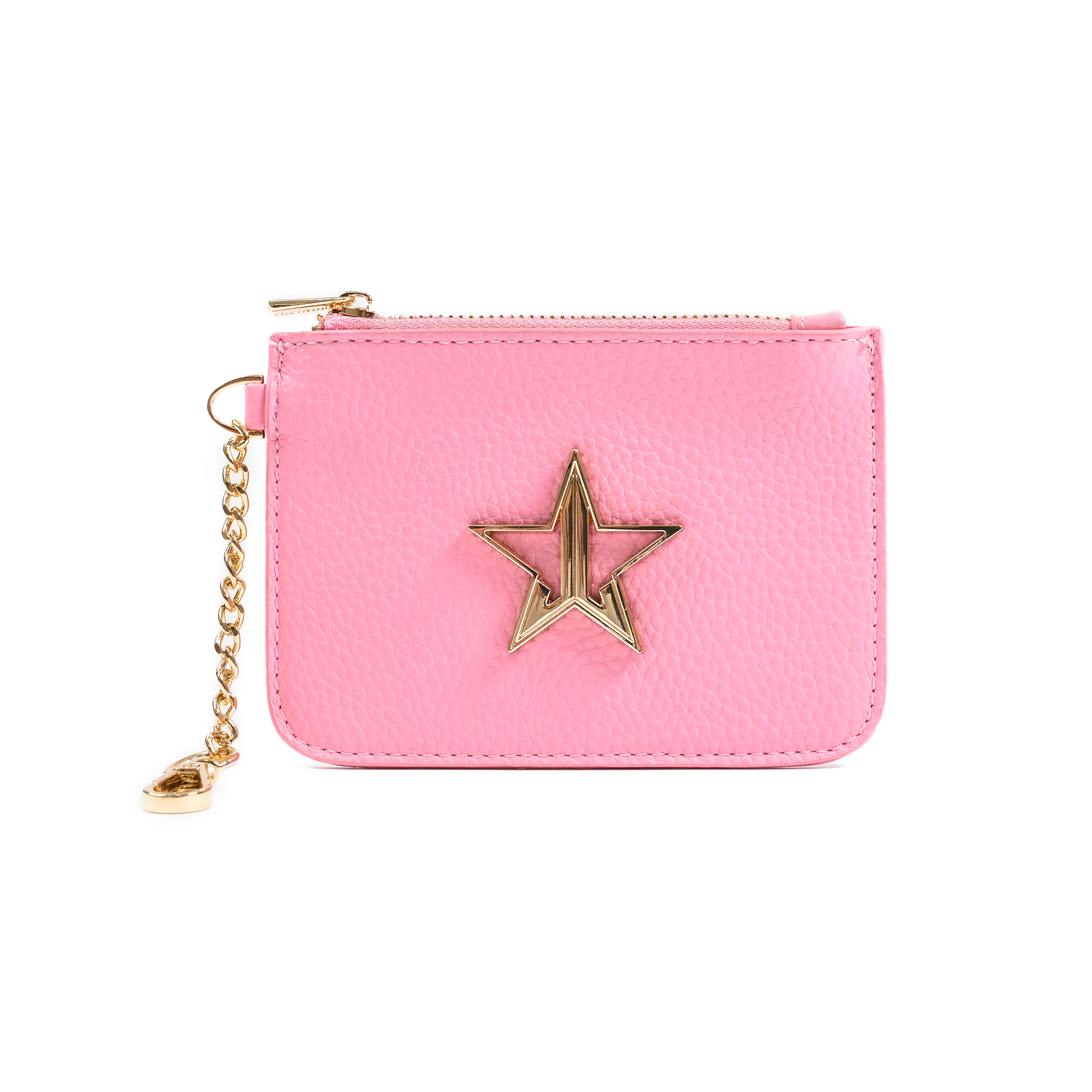 Pink Chain Clip Coin Purse