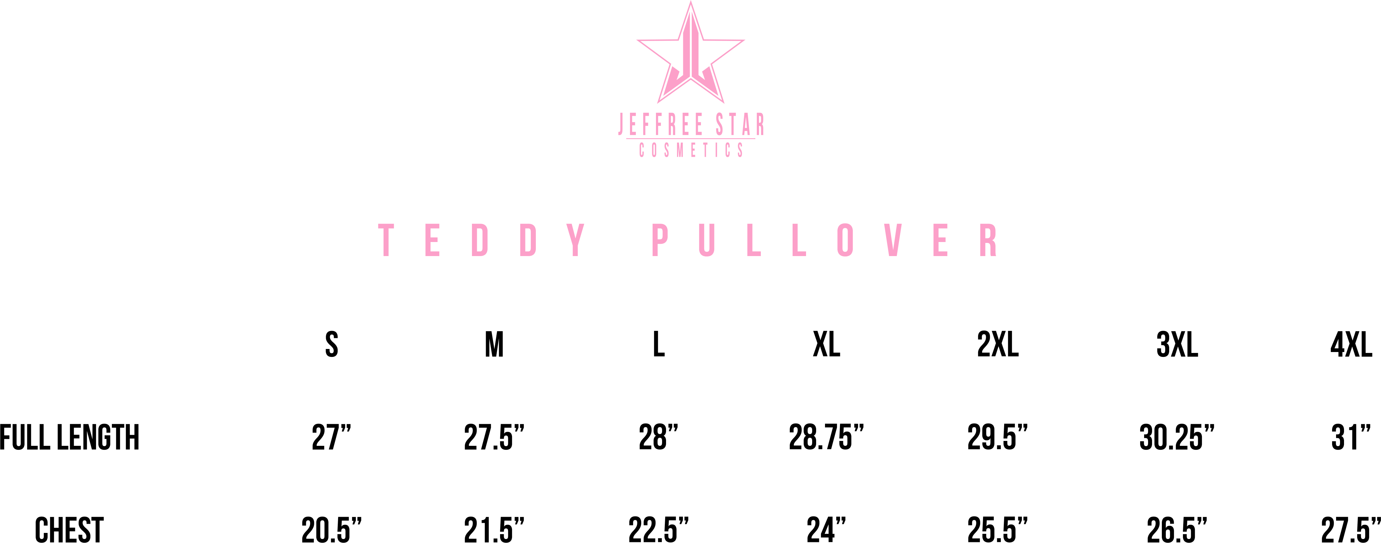 Black Teddy Pullover Jeffree Star Cosmetics