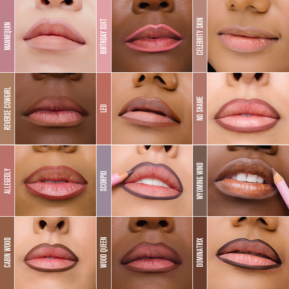 All Nudes Velour Lip Liner Bundle view 2