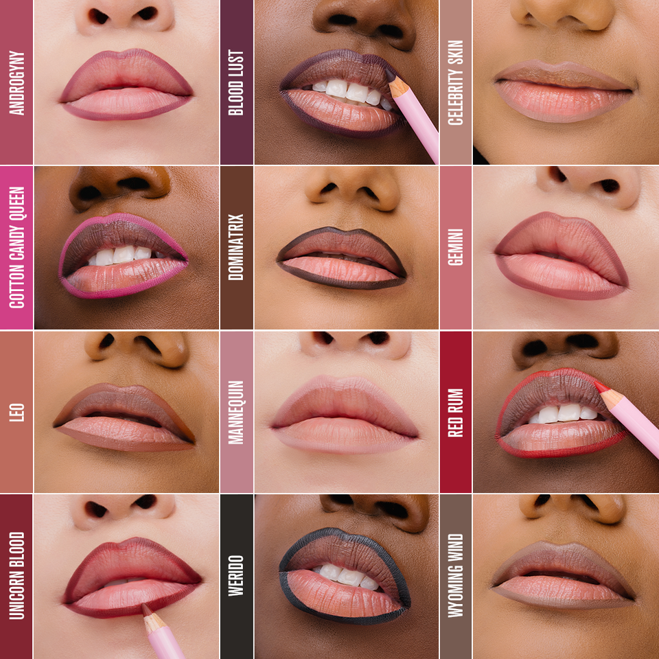 Customizable Velour Lip Liner & Liquid Lip Balm Duo