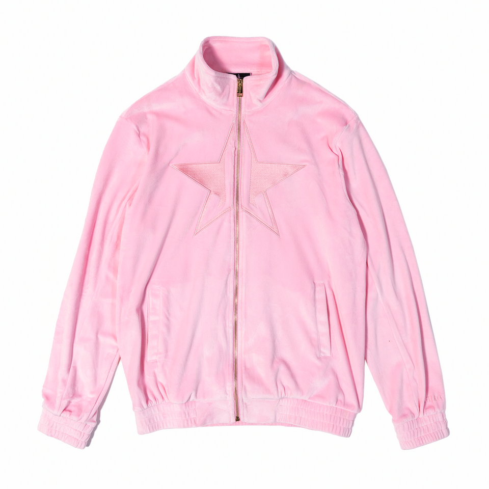 Velour Zip Up Jacket view 2