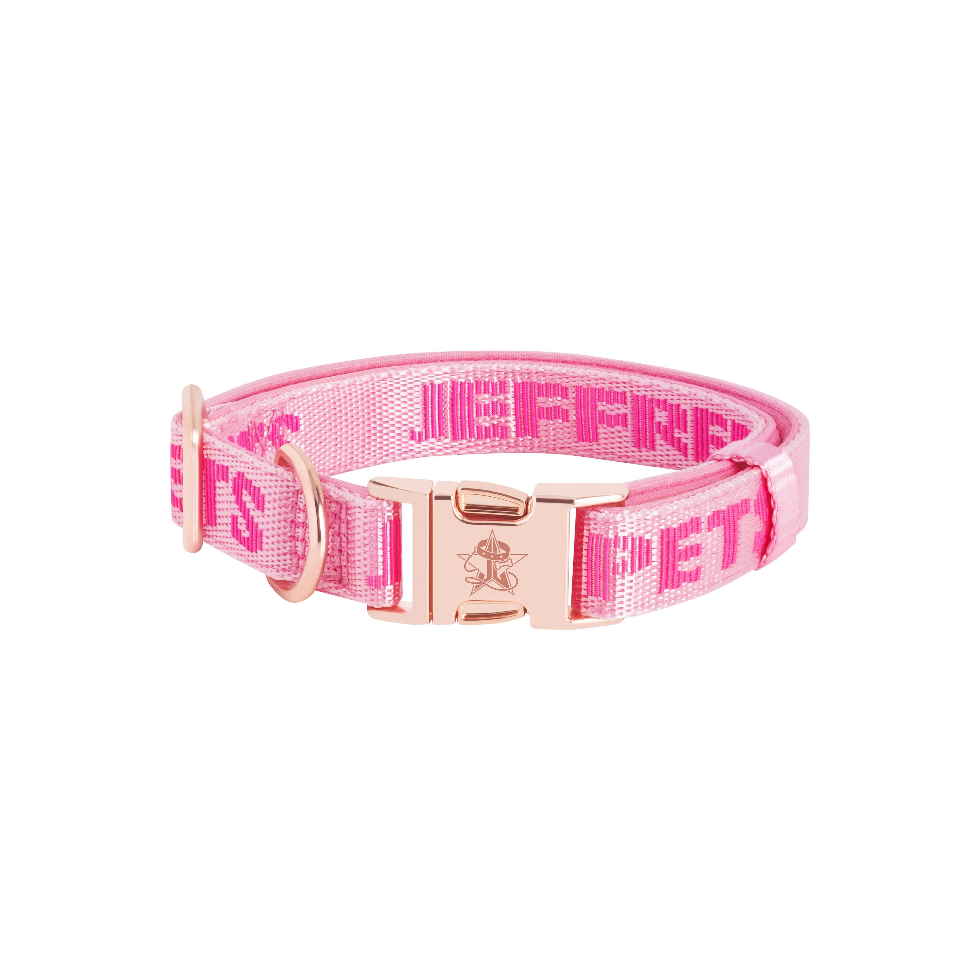 Pink fendi dog collar Clearance