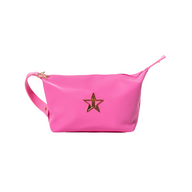 Faux Leather Snap Clip Bag