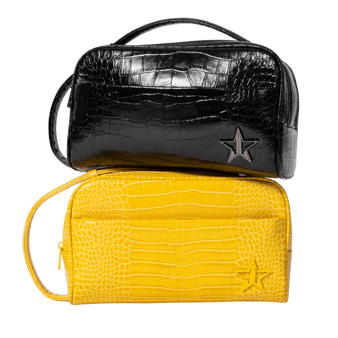 Double Zip Travel Makeup Bag