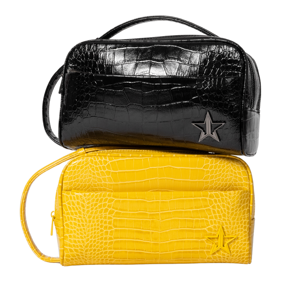 Double Zip Travel Makeup Bag view 1