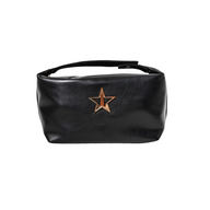 Faux Leather Snap Clip Bag