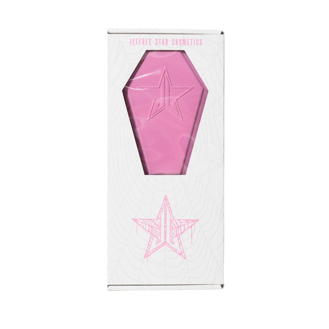 Diva Pink Velvet Coffin