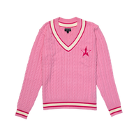 Pink Varsity Sweater