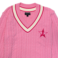 Pink Varsity Sweater