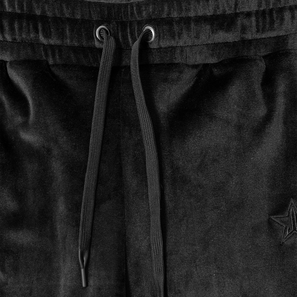 Black Velour Joggers