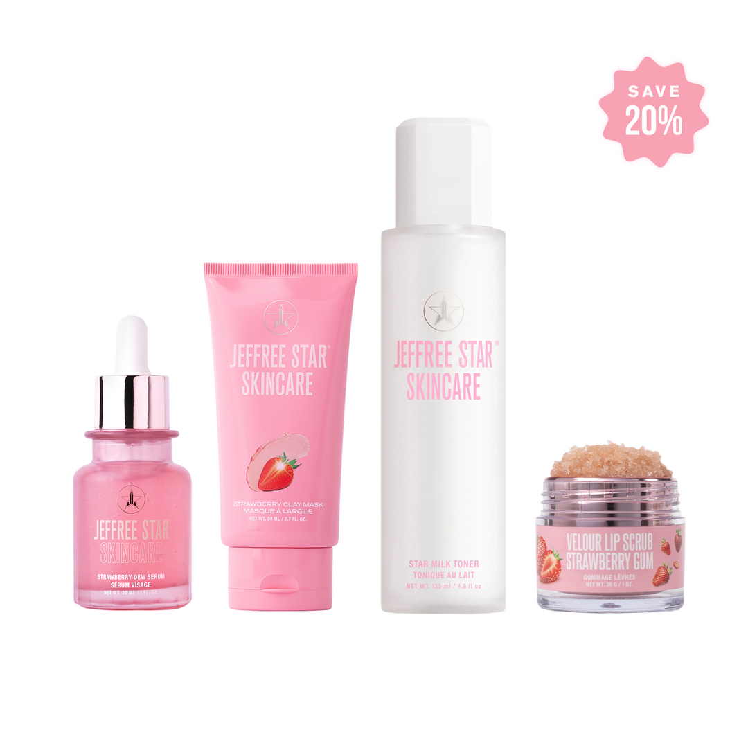 GELCHOP ゲルチョップ バードハウス Smork Strawberry Shortcake Set – Jeffree Star Cosmetics