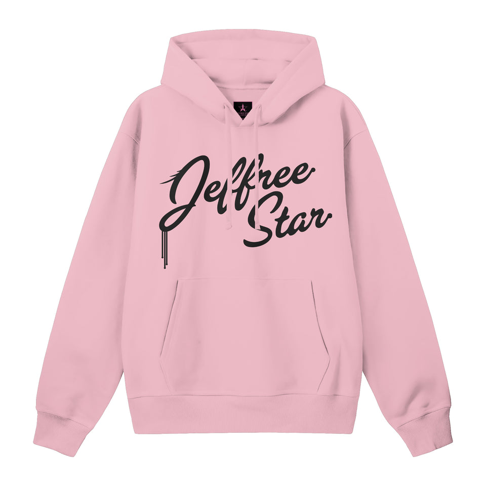 Vintage Logo Pink Hoodie view 1