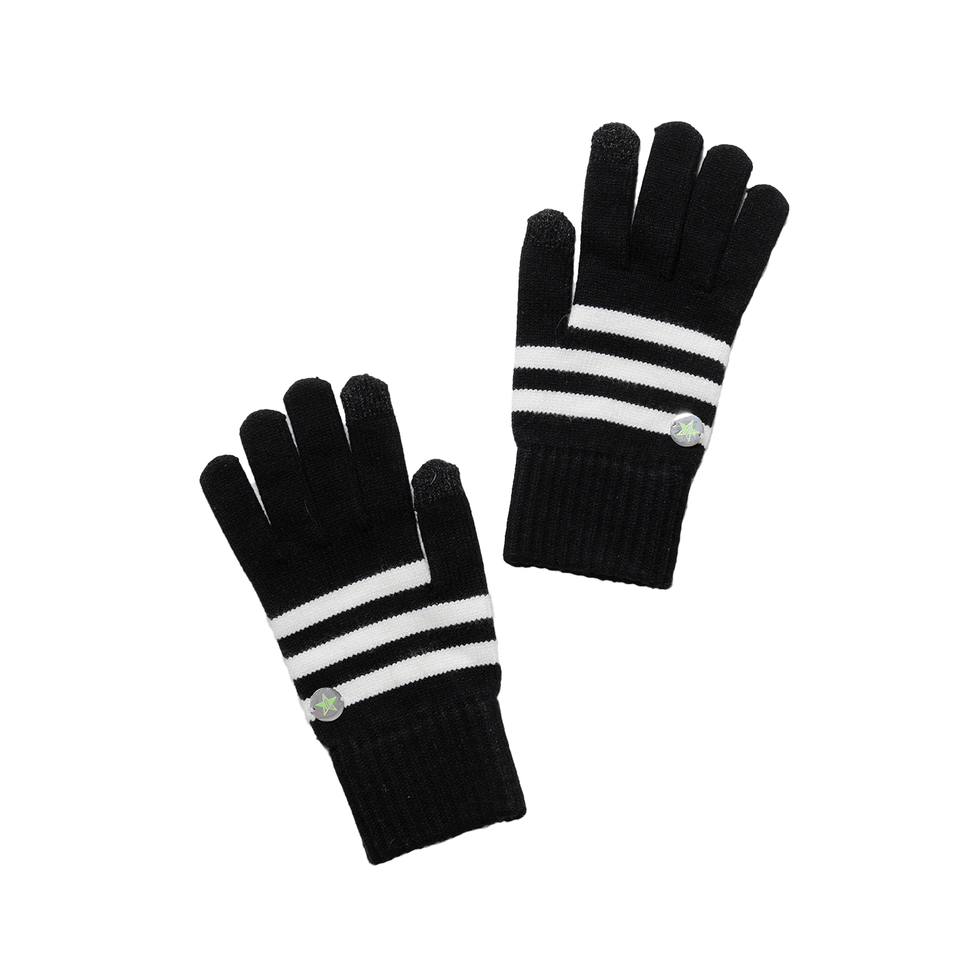 Haunted Striped Gloves