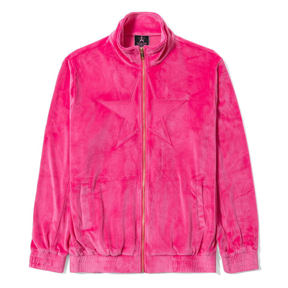 Velour Zip Up Jacket view 1