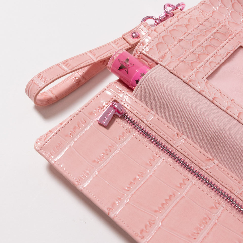 All-In-One Faux Croc Wallet view 2