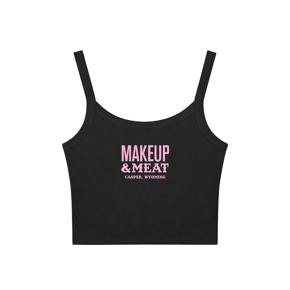 Black Cropped Tanks () view 1