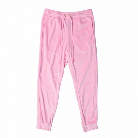 Pink Velour Joggers