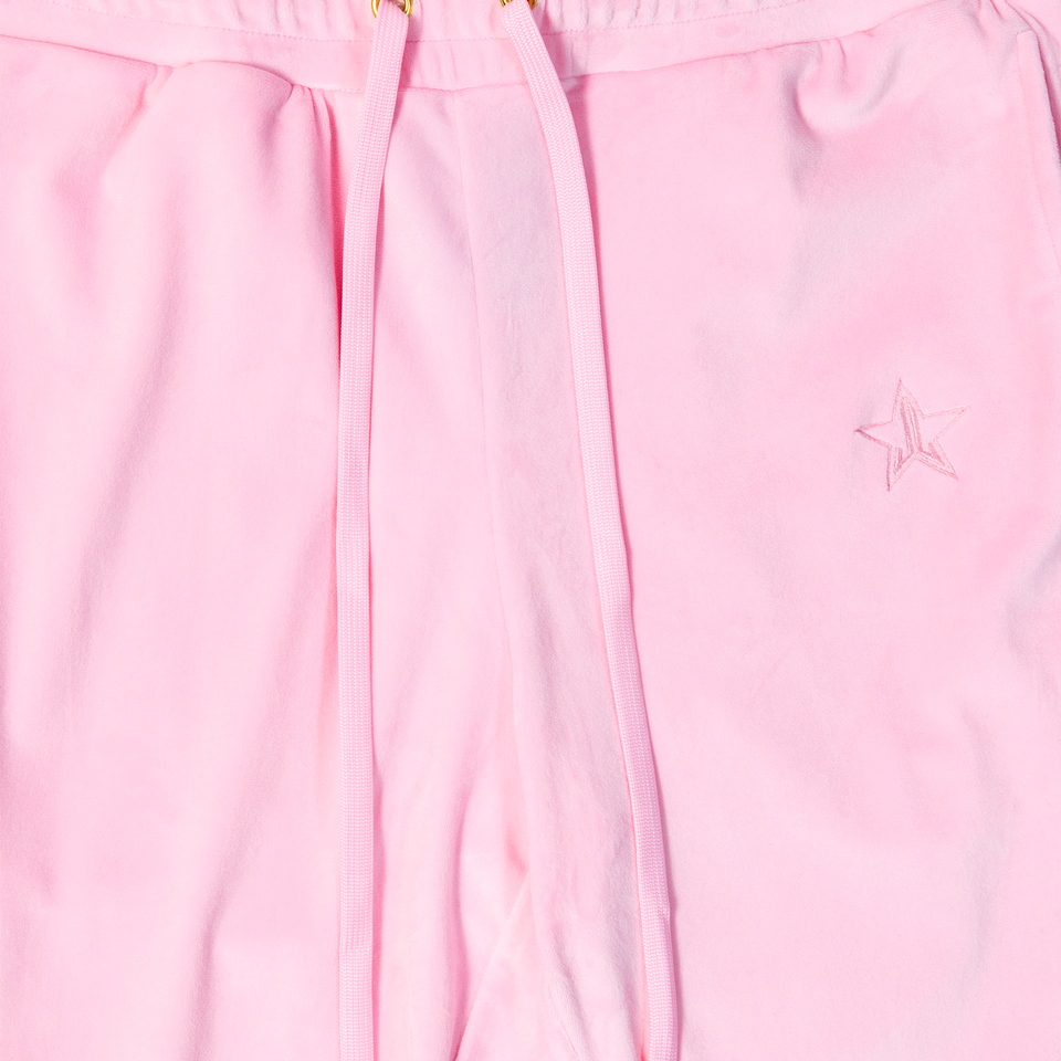 Pink Velour Joggers