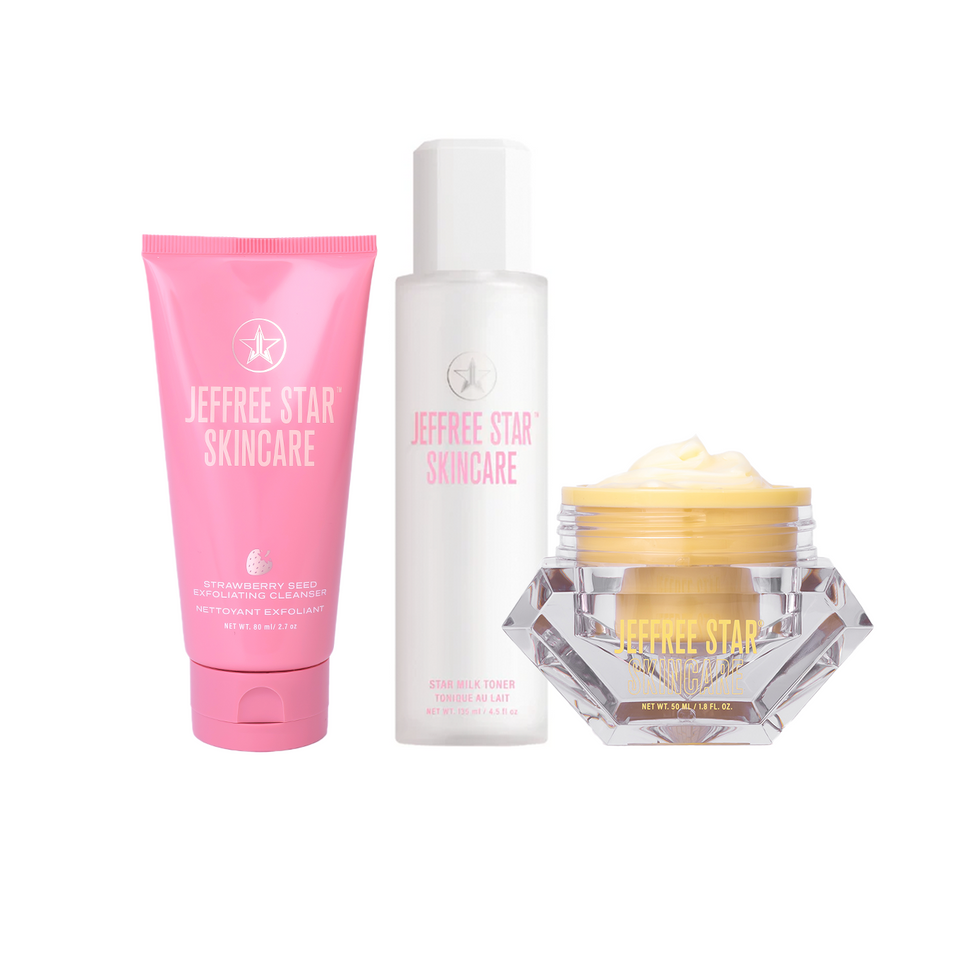Strawberry & Banana Milkshake Skincare Bundle view 1