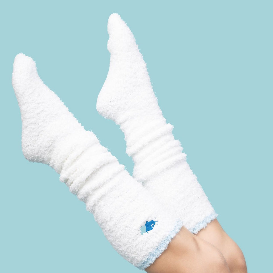 Snow Drift Knee-high Socks