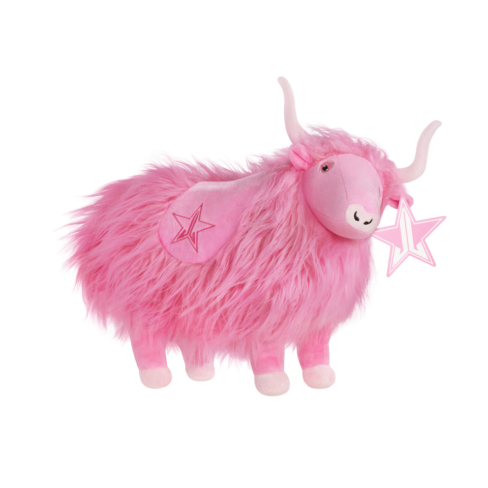 Pink Yak Plushie view 1