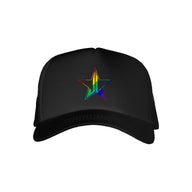 Jeffree Star Cosmetics Rainbow 2022 Embroidered Trucker hat